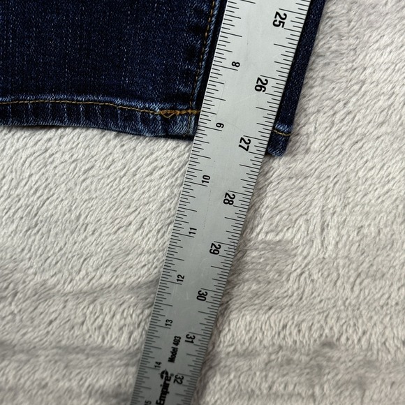 Frame Le Garcon Skinny Jeans 28(30) Distressed Mid Rise Medium Wash 27 Inseam - Picture 7 of 14